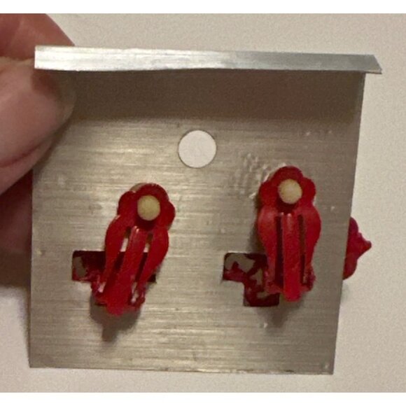 Mixed Lot of 6 Women's Costume/Fashion Jewelry Earrings, Pins, Charms - Picture 7 of 14